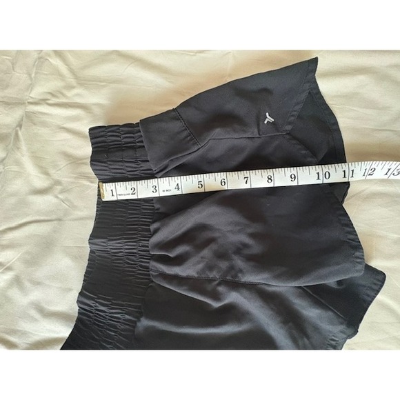 Old Navy Girls Mid Rise Active Running Shorts Elastic Waist Size M 8-9 Black - Picture 10 of 13